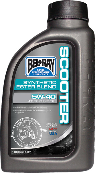 BEL-RAY Synthetic Ester Blend 4T Engine Oil 5W-40 - Part Number 99429-B1LW