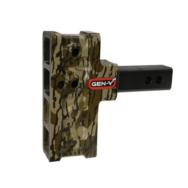 Gen-Y Mega Duty 2in Shank 5in Drop 1.5K TW 10K Hitch w/GH-031 Dual-Ball/GH-032 Pintle - Mossy Oak