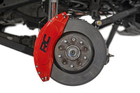 Rough Country | Caliper Covers | Rear | Red | Jeep Wrangler JK/Wrangler Unlimited  (2007-2018) | 711402