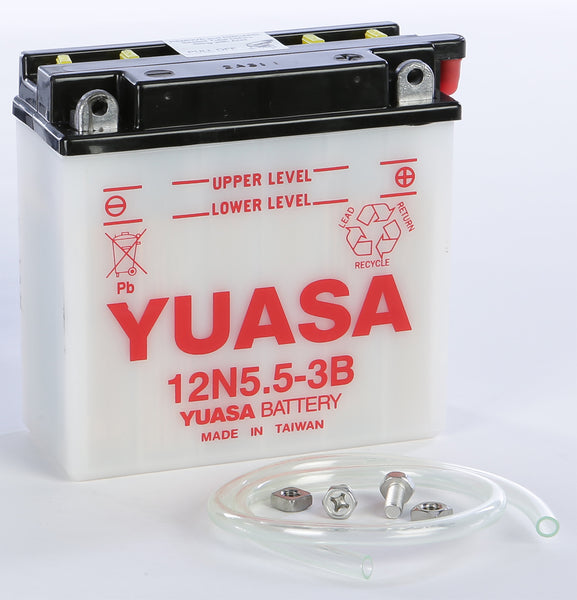 YUASA 12n5.5 3b Conventional Battery - YUAM2255B