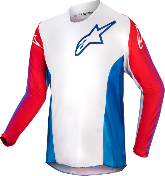 Alpinestars Youth Racer Pneuma Jersey XL - Blue/Mars Red/White