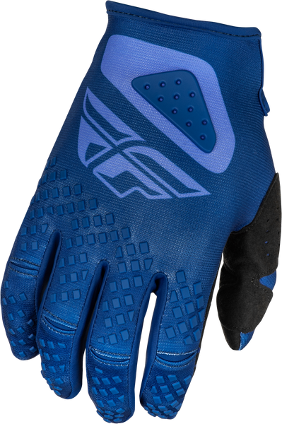 FLY RACING Kinetic Sym Gloves Ultramarine/Dark Blue Lg - Part Number 378-413L