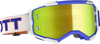 SCOTT Fury Goggle Retro White/Blue Yellow Chrome Works - Part Number 272828-1029289
