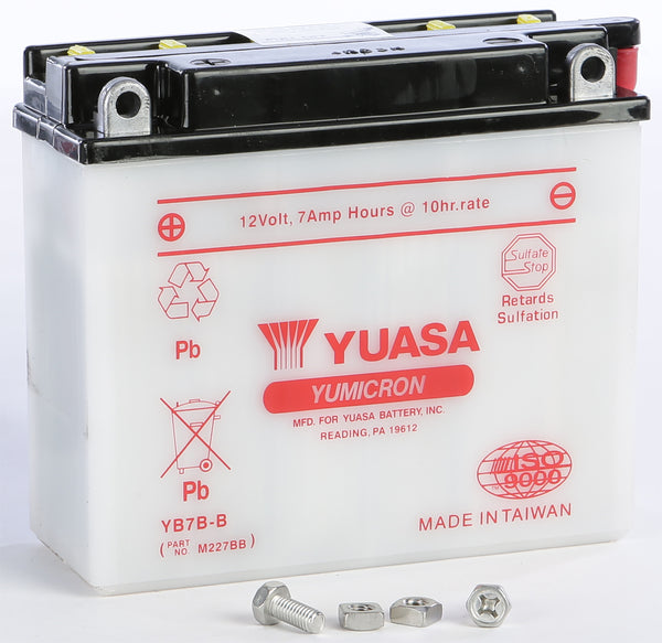 YUASA YUAM227BB Battery Yb7b B Conventional