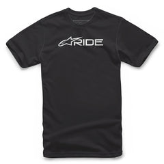 ALPINESTARS Ride 3.0 Tee in Black/White - Part Number 1232-72200-1020-M