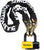 KRYPTONITE New York Faghettaboudit Chain/Disc Lock 999492 - 5ft Black/Yellow