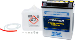 Battery W/Acid Cb14l A2 12v Heavy Duty