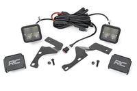 Rough Country | LED Light Kit | Ditch Mount | 2" Spectrum Spot Pair | Toyota 4Runner (10-24) | 80796