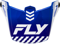 FLY RACING Menace Visor Blue/White - F73-8669