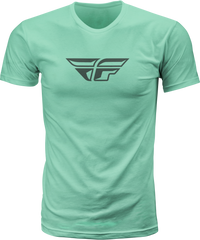 FLY RACING F Wing Tee in Sage/Grey - Part Number 352-0616M