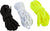 Marker Boot Laces Black/Hi Vis/White 3/Pr