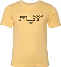 FLY RACING Youth Fly Edge Tee Banana 354-0311YM