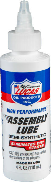 Lucas Semi Synthetic Assembly Lube 4 Oz - Part Number 10152