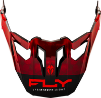 FLY RACING Trekker Kryptek Conceal Visor in Red/Black - Part Number 73-7033