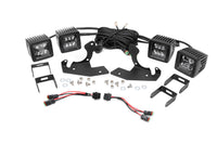 Rough Country | LED Light Kit | Fog Mount | Dual 2" Black Pairs | Chevy Silverado 1500/2500HD/3500HD 2WD/4WD | 70762