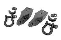 Rough Country | Tow Hook Brackets | D-Ring Combo | Toyota Tundra 2WD/4WD (2007-2021) | RS153