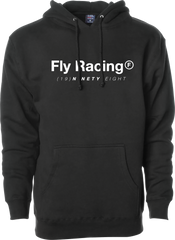 FLY RACING Trademark Hoodie Black Medium - Part #354-0301M