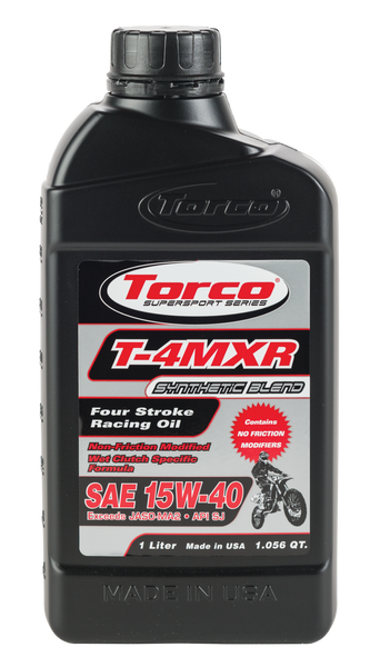 TORCO T671544CE 4 Stroke Racing Oil 15W-40 - 1L