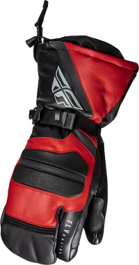 FLY RACING Ridgeline Claws Black/Red Gloves - Part Number 363-39112X