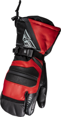 FLY RACING Ridgeline Claws Black/Red Medium Gloves - Part Number 363-3911M