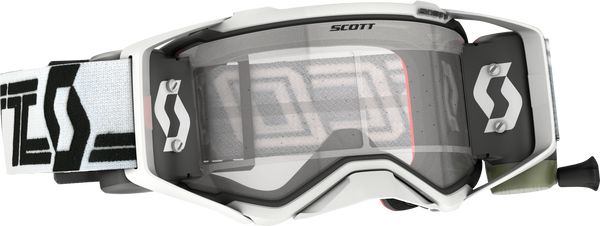 SCOTT Prospect Goggle Super WFS White/Black with Clear Works Lens - Part 278595-1035113