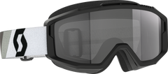 SCOTT Split OTG Sand Dust Goggle 285538-7702053 - Premium Black/White with Dark Grey Lens