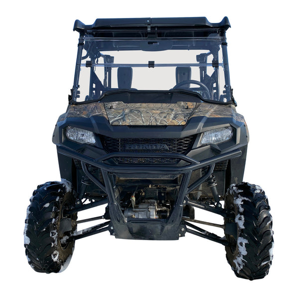 OPEN TRAIL Folding Windshield V000263-12200T for Enhanced Airflow and Visibility