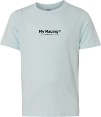 FLY RACING Youth Fly Lost Tee Ice Blue YL - Premium Comfort and Style