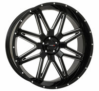 St7 Wheel 24x9 5+4 (0mm) 5/4.5 Gloss Black Milled