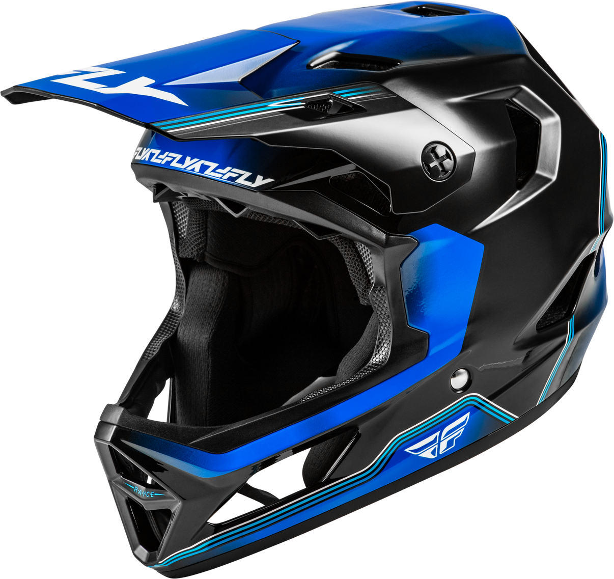 Rayce Repeat Bicycle Helmet Black/Blue Sm