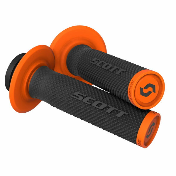 SCOTT SX2 Lock On Grips - Part Number 292452-1009222 in Black/Orange