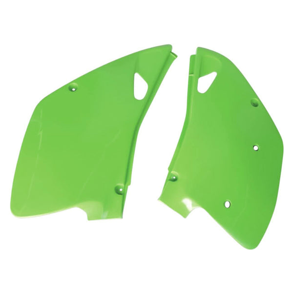 POLISPORT Side Panels Kx125/250 Green - Part No. 8496000001