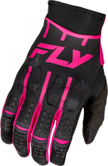 FLY RACING Evolution Dst Gloves Black/Pink Small - Premium Protective Race Glove