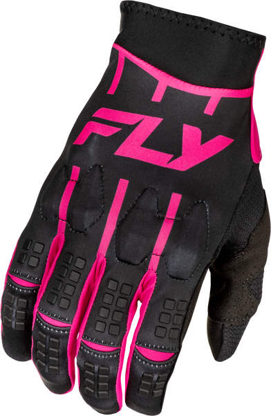 FLY RACING Evolution Dst Gloves Black/Pink XS - Premium Protective Race Gloves