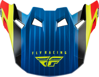 FLY RACING Formula Carbon Prime Visor Hi Vis/Blue/Red MD/LG - Part #73-47102M