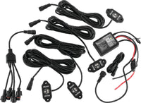 DragonFire Racing Rgb Rock Light Kit Bt 4 Pc