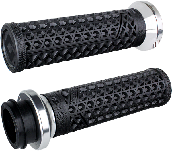 ODI Vans Signature TBW 1" Black/Silver Motorcycle Grips V31VHTWB-S