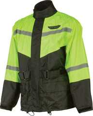 2 Piece Rain Suit Black/Hi Vis Sm