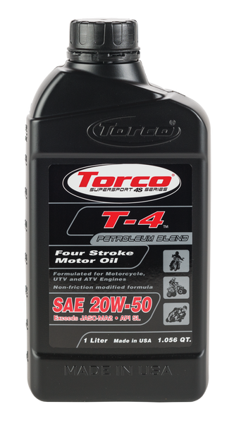 TORCO T612050CE T 4 4 Stroke Motor Oil 20W-50 - 1 Liter