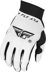 FLY RACING Pro Lite Gloves White/Black 3x - Lightweight Race Gloves