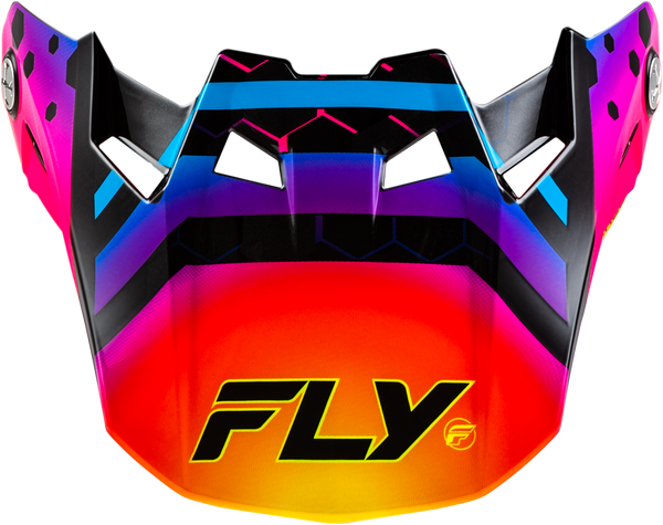 FLY RACING Formula Cc Tektonic Visor Black/Sunset Md/Lg - Part 73-4341