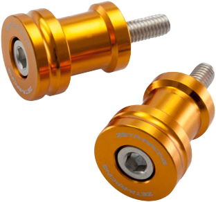 ZETA ZS93-1104 Swingarm Spools M8 Gold for Honda/Suzuki Motorcycles