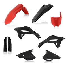 ACERBIS Plastic Kit Full Hon Red/Black - Part #2858921042