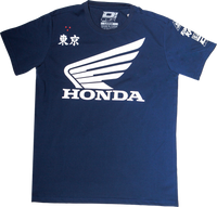 Honda Factory T Shirt Navy Lg