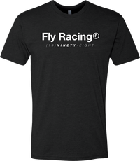 FLY RACING Fly Trademark Tee Black Small - Part Number 354-0313S