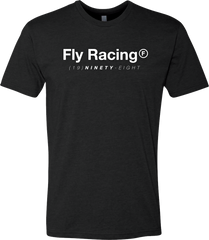 FLY RACING Fly Trademark Tee Black Small - Part Number 354-0313S