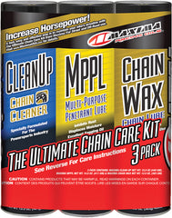 MAXIMA Ultimate Chain Wax Care Kit 3/Pk - Part Number 70-749203