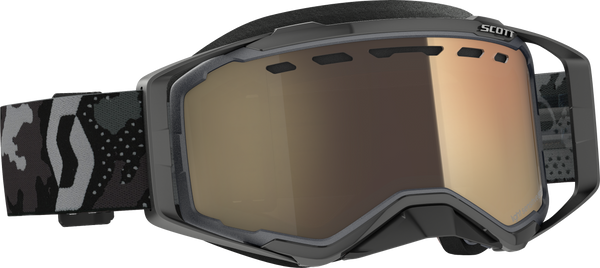 SCOTT Prospect Goggle Snow Cross - Dark Grey/Black with L.S. Bronze Chrome Lens (Part Number: 278603-2006245)