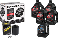 Maxima V Twin Oil Change Kit Syn XL Black Filter - Part Number 90-119015PB