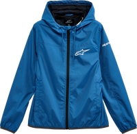 Alpinestars Women's Treq Windbreaker Jacket - Blue, Large (Part Number: 1232-11910-72-L)